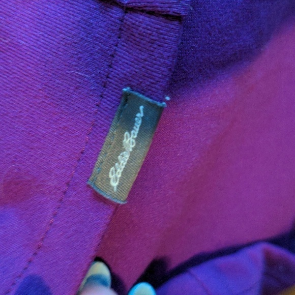 EDDIE BAUER MAGENTA Minimalist Sleeveless Blouse Top Shirt Size XL - Picture 10 of 13